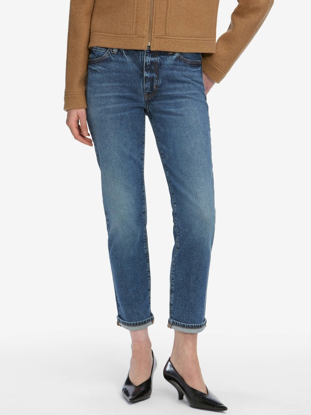 NWOT Frame The Borrowed Jeans - Nebula - 27